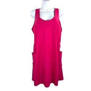 90 Degree By Reflex Cabaret Courtside Utility‎ Bra Dress XL athleisure Pink